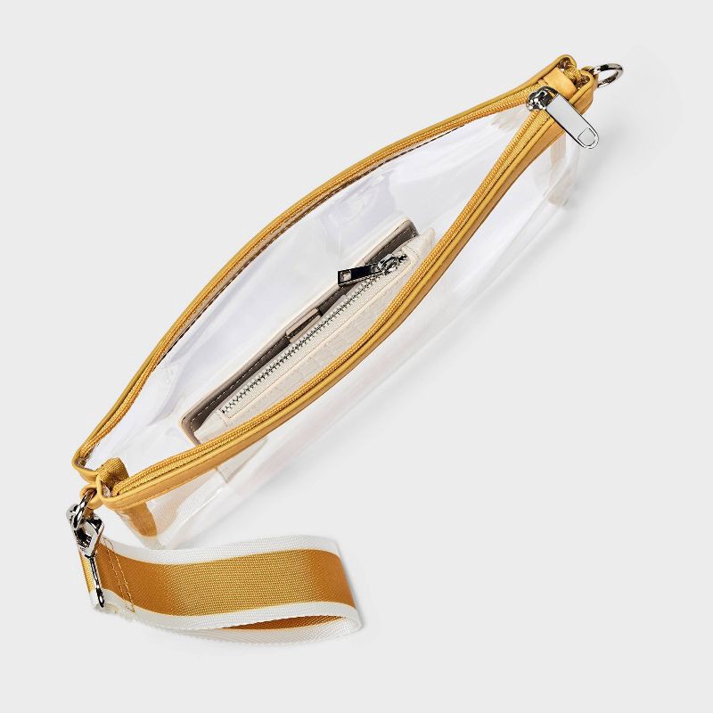 slide 3 of 4, Game Day Clear Wristlet Clutch - Wild Fable™ Dark Gold, 1 ct