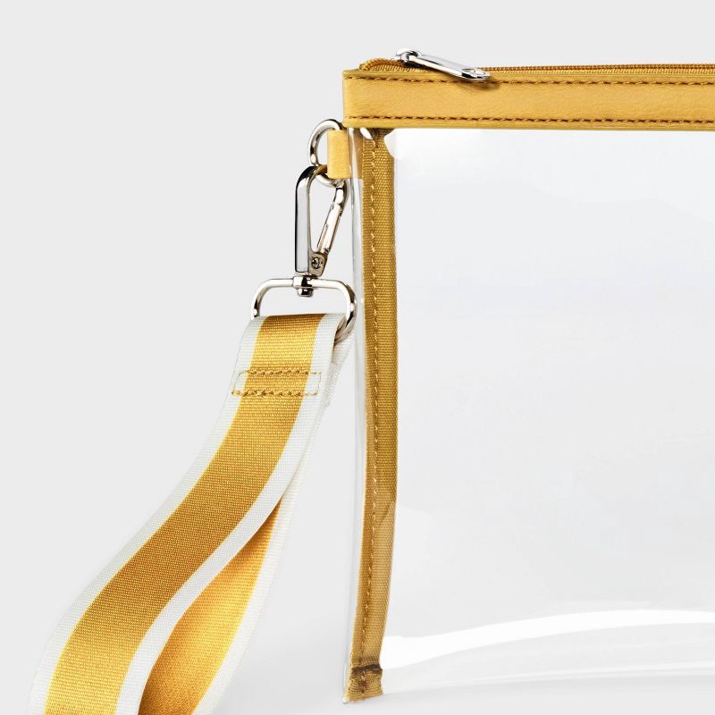 slide 4 of 4, Game Day Clear Wristlet Clutch - Wild Fable™ Dark Gold, 1 ct