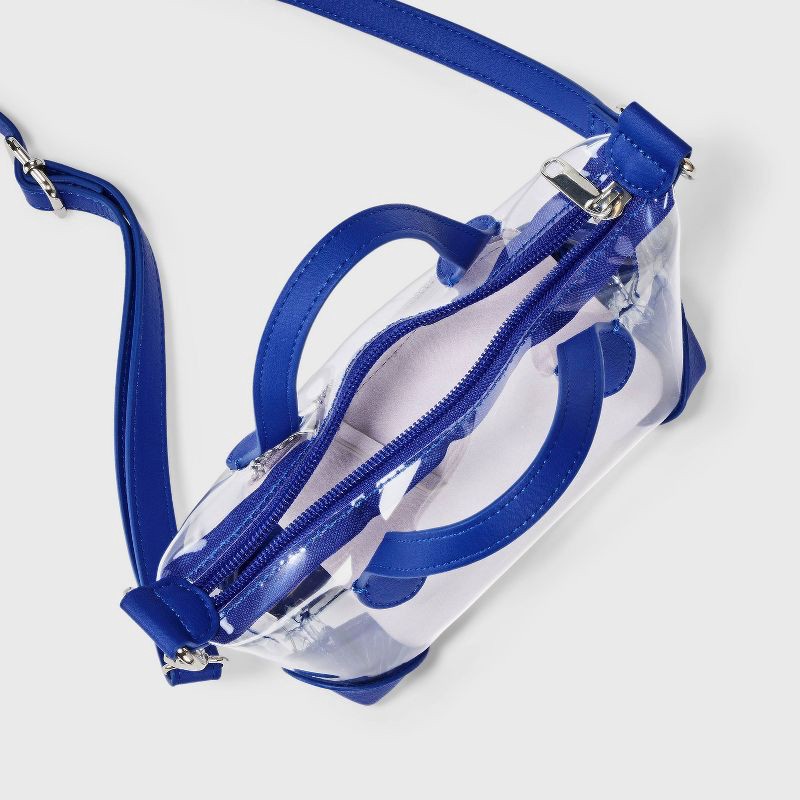 slide 4 of 5, Game Day Clear Pouchette Crossbody Bag - Wild Fable™ Dark Blue, 1 ct