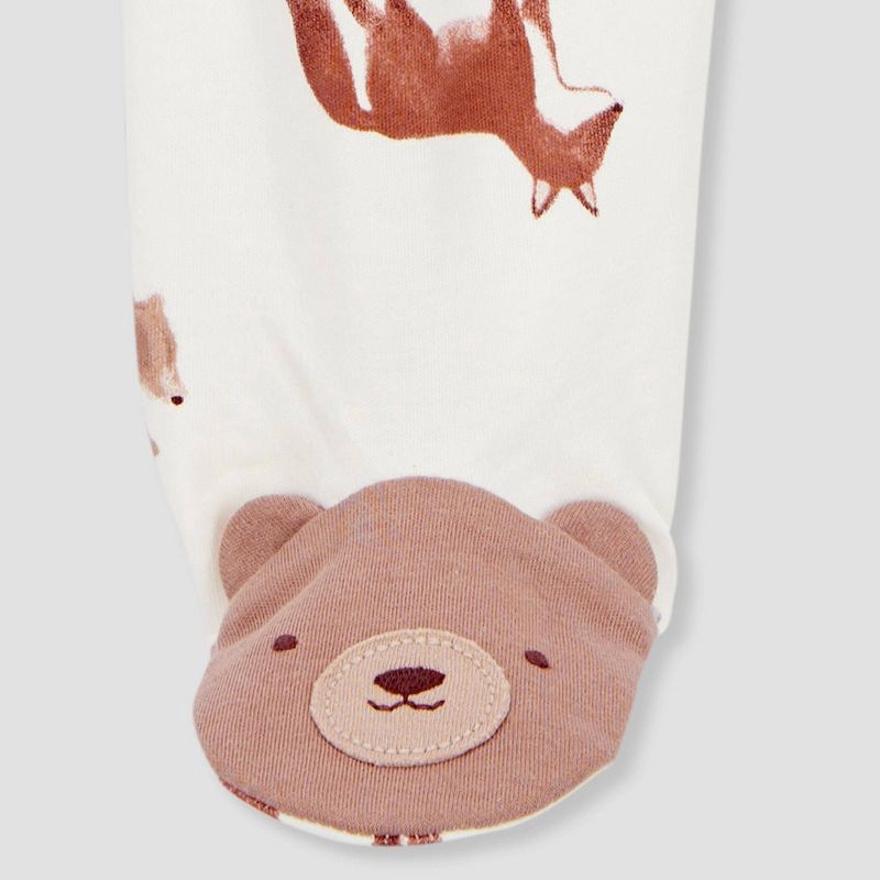 slide 4 of 5, Carter's Just One You® Baby Wilderness Animals Sleep N' Play - Cream 3M, 1 ct