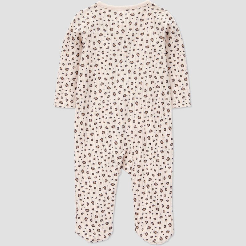 slide 2 of 5, Carter's Just One You® Baby Girls' Cheetah Printed Sleep N' Play - Pink 6M, 1 ct