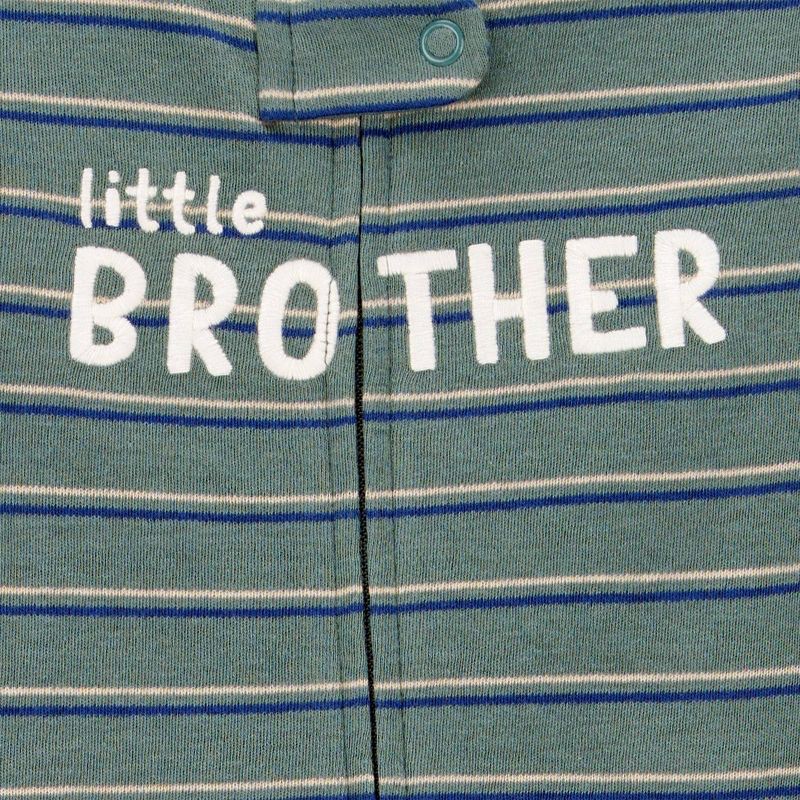 slide 3 of 4, Carter's Just One You® Baby Boys' Little Brother Sleep N' Play - Green 9M, 1 ct