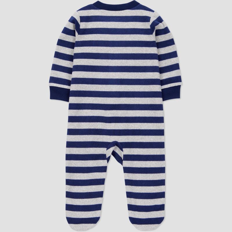 slide 2 of 5, Carter's Just One You® Baby Dog Striped Sleep N' Play - Navy Blue 9M, 1 ct