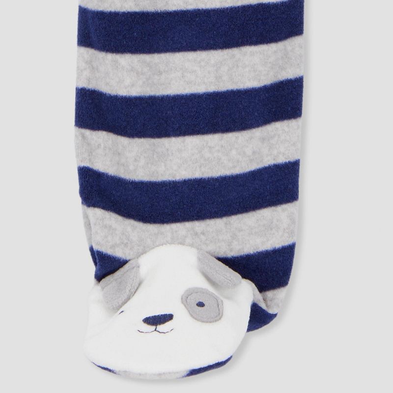 slide 3 of 5, Carter's Just One You® Baby Dog Striped Sleep N' Play - Navy Blue 9M, 1 ct