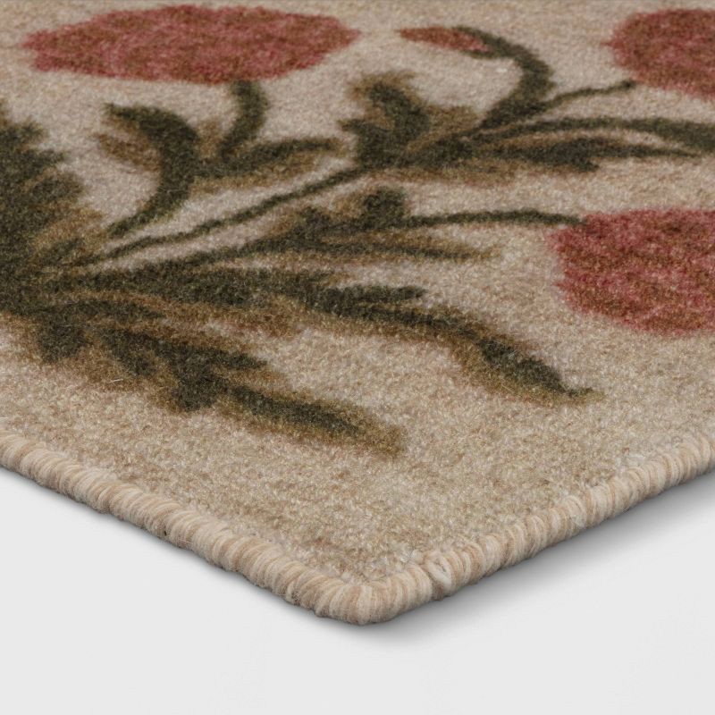slide 3 of 4, 5'x7' Block Floral Handtufted Area Rug - Threshold™, 1 ct