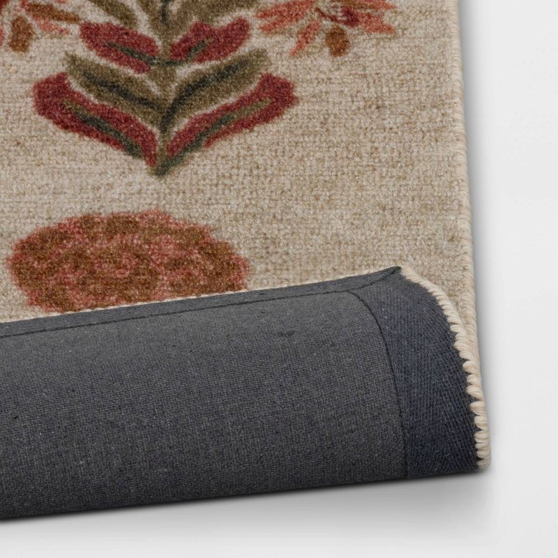 slide 4 of 4, 5'x7' Block Floral Handtufted Area Rug - Threshold™, 1 ct