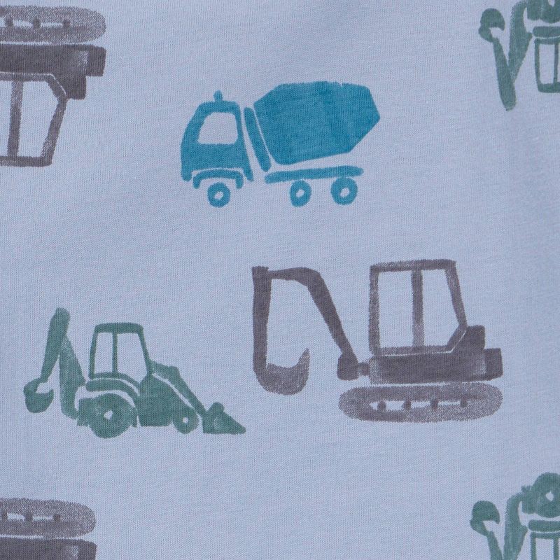 slide 2 of 4, Carter's Just One You® Baby Boys' 2pc Construction Short Sleeve T-Shirt & Jogger Set - Blue 3M, 2 ct