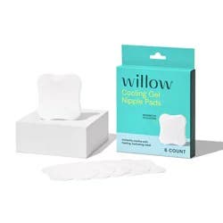 WILLOW Cooling Gel Nipple Pads Kit - 6pk: Breast Relief Pads, 3.75" Diameter