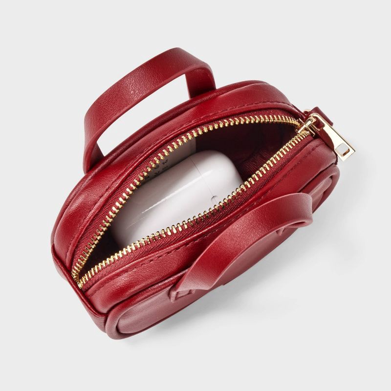 slide 3 of 5, Mini Satchel Bag Charm - A New Day™ Red, 1 ct