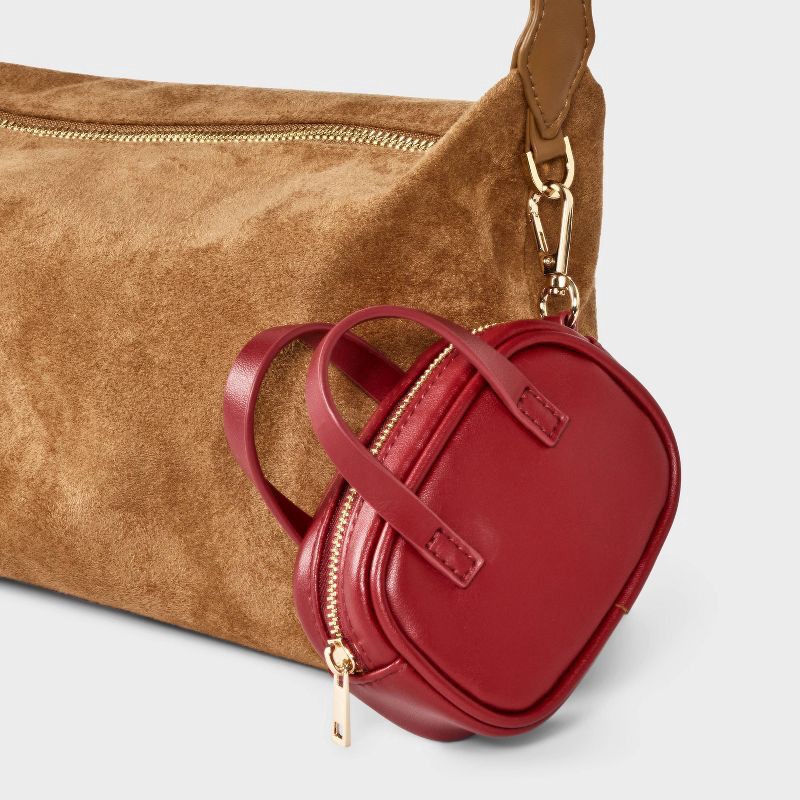 slide 5 of 5, Mini Satchel Bag Charm - A New Day™ Red, 1 ct