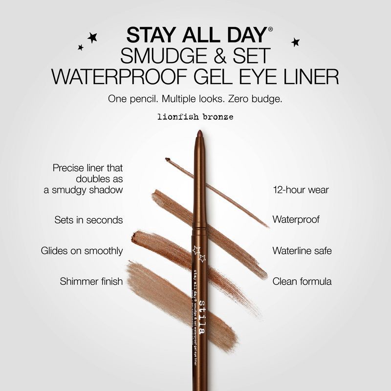 slide 7 of 12, Stila Stay All Day Smudge & Set Eyeliner - Lionfish Bronze - 0.01oz - Ulta Beauty, 0.01 oz