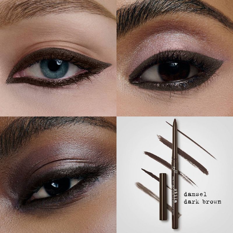 slide 4 of 12, Stila Stay All Day Smudge & Set Waterproof Eyeliner - Damsel Dark Brown - 0.01oz - Ulta Beauty, 0.01 oz