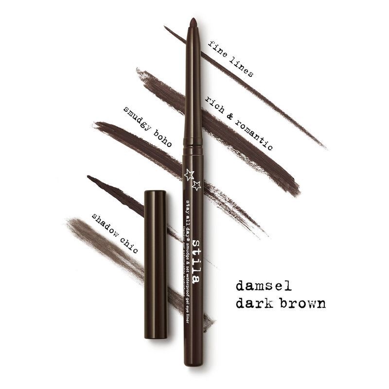 slide 6 of 12, Stila Stay All Day Smudge & Set Waterproof Eyeliner - Damsel Dark Brown - 0.01oz - Ulta Beauty, 0.01 oz