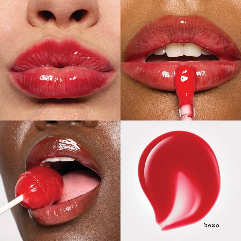 slide 3 of 7, Stila Heaven's Dew Gel Lip Oil - Beso - 0.18oz - Ulta Beauty, 0.18 oz