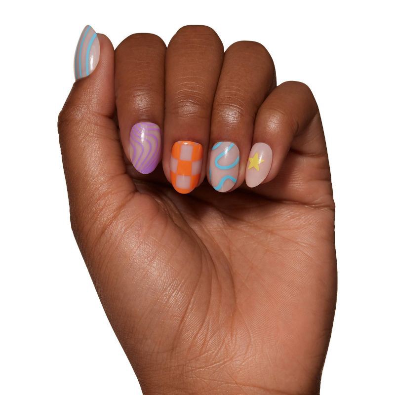 slide 4 of 5, Glamnetic Wild Child Press-On Nails - 30ct - Ulta Beauty, 30 ct