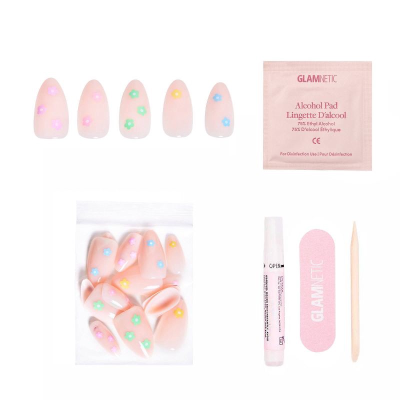 slide 2 of 5, Glamnetic Full Bloom Press-On Nails - 30ct - Ulta Beauty, 30 ct