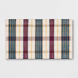 1'8"x2'10" Plaid Rug - Threshold™