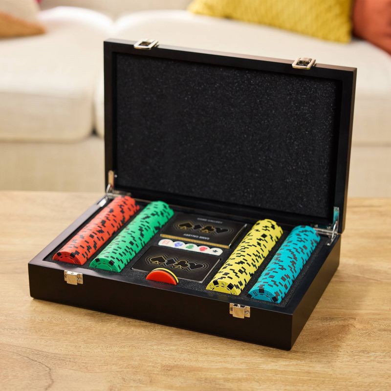 slide 2 of 7, Spin Master Games Game Gallery Deluxe 200-Piece Poker Set, 1 ct
