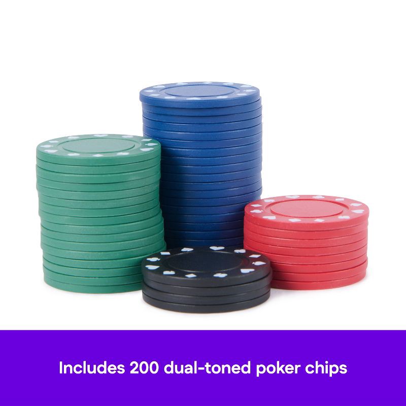slide 3 of 6, Spin Master Games Game Gallery 200pc Poker Set, 200 ct