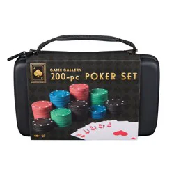 Spin Master Games Game Gallery 200pc Poker Set