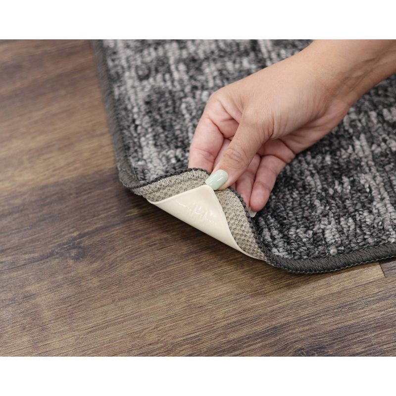 slide 5 of 7, Mohawk 4pk Adhesive Non Slip Gripper Corner Tabs Rug Pads Ivory, 4 ct