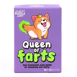 Professor Puzzle Queen of Farts Card Game