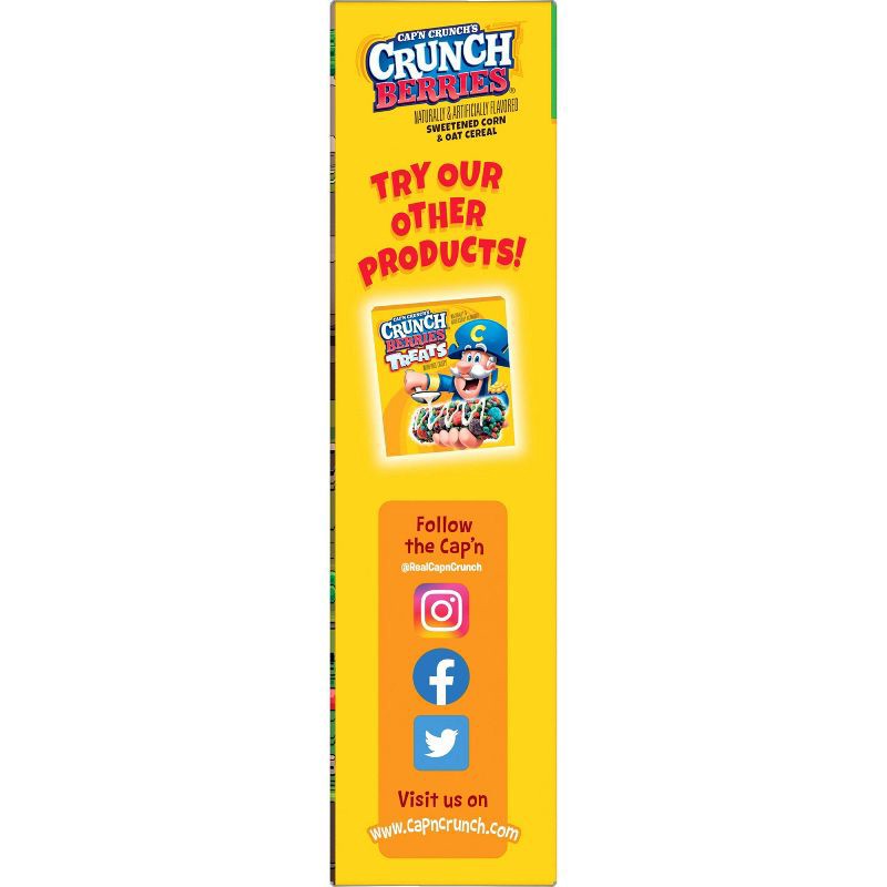 slide 9 of 11, Cap'n Crunch Crunch Berries Mega Size Breakfast Cereal - 33oz, 33 oz