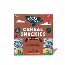 Seven Sundays Real Cocoa Gluten Free Cereal Snackies - 6oz/6ct