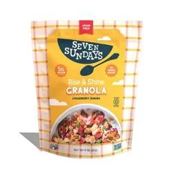 Seven Sundays Rise and Shine Strawberry Banana Nut Granola - 8oz