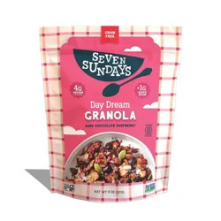 Seven Sundays Day Dream Dark Chocolate Raspberry Gluten Free Granola - 8oz