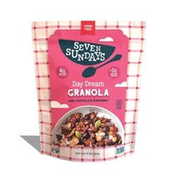 Seven Sundays Day Dream Dark Chocolate Raspberry Gluten Free Granola - 8oz