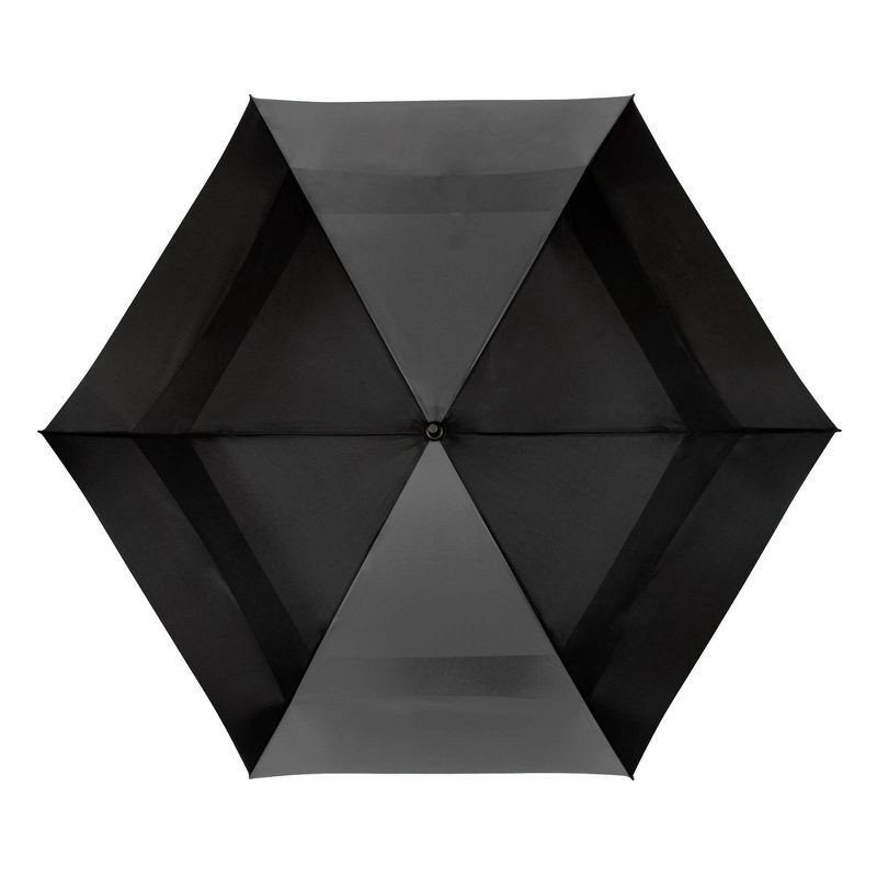 slide 2 of 3, ShedRain Vortex 62 in Golf Umbrella - Black/Charcoal: Auto-Open, Solid Polyester, Plastic Handle, 1 ct