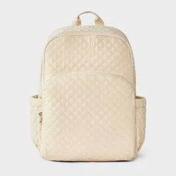 Quilted Dome Backpack - Universal Thread™ Tan