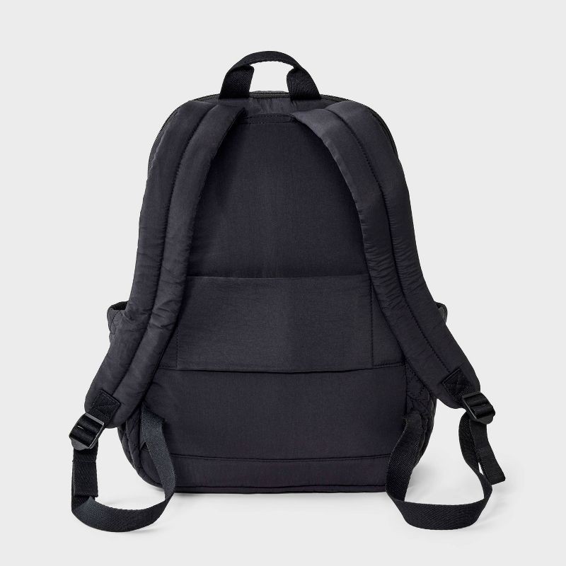 slide 6 of 6, Quilted Dome Backpack - Universal Thread™ Black, 1 ct