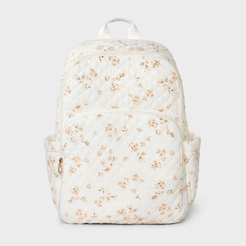slide 1 of 6, Quilted Dome Backpack - Universal Thread™ Ivory, 1 ct