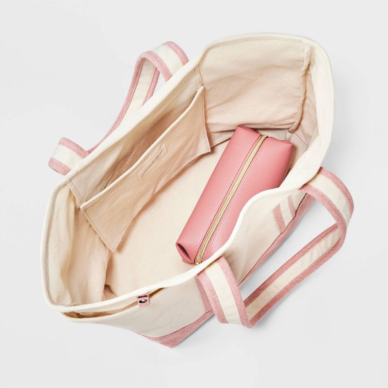 slide 3 of 6, Collegiate Tote Bag - Universal Thread™ Pink, 1 ct