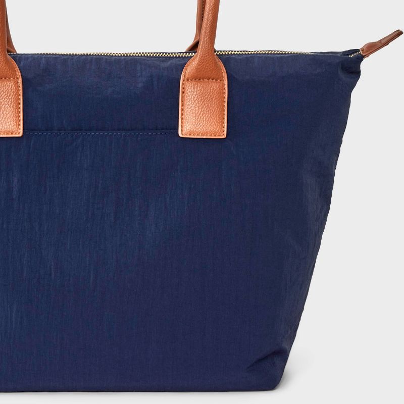 slide 5 of 5, Foundational Tote Handbag - Universal Thread™ Navy Blue, 1 ct