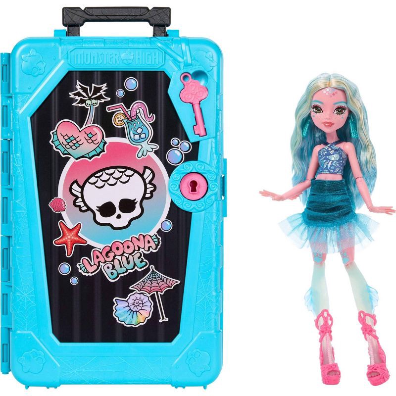 slide 1 of 6, Monster High Skulltimate Secrets Gore-geous Oasis Playset, Lagoona Blue Doll and Accessories, 1 ct