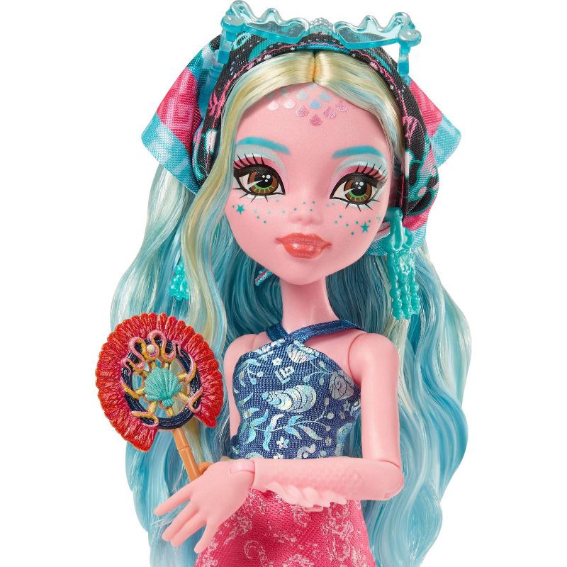 slide 3 of 6, Monster High Skulltimate Secrets Gore-geous Oasis Playset, Lagoona Blue Doll and Accessories, 1 ct