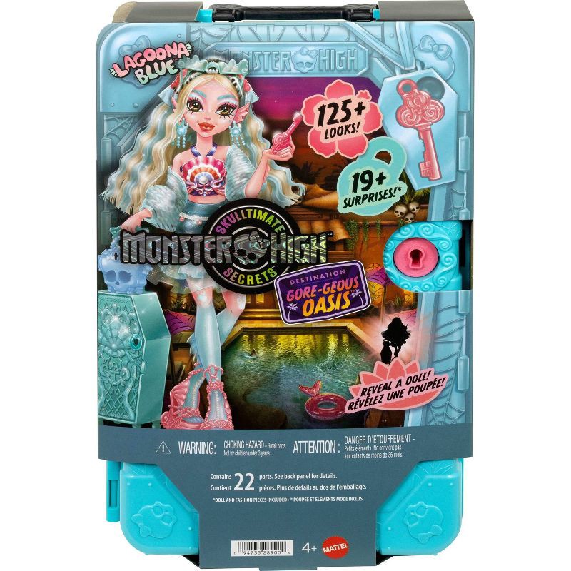 slide 6 of 6, Monster High Skulltimate Secrets Gore-geous Oasis Playset, Lagoona Blue Doll and Accessories, 1 ct