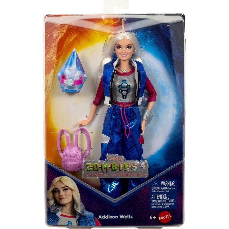 slide 6 of 6, Disney Zombies 4: Dawn of the Vampires Addison Wells Doll with Movie-Inspired Outfit & Accessories, 1 ct