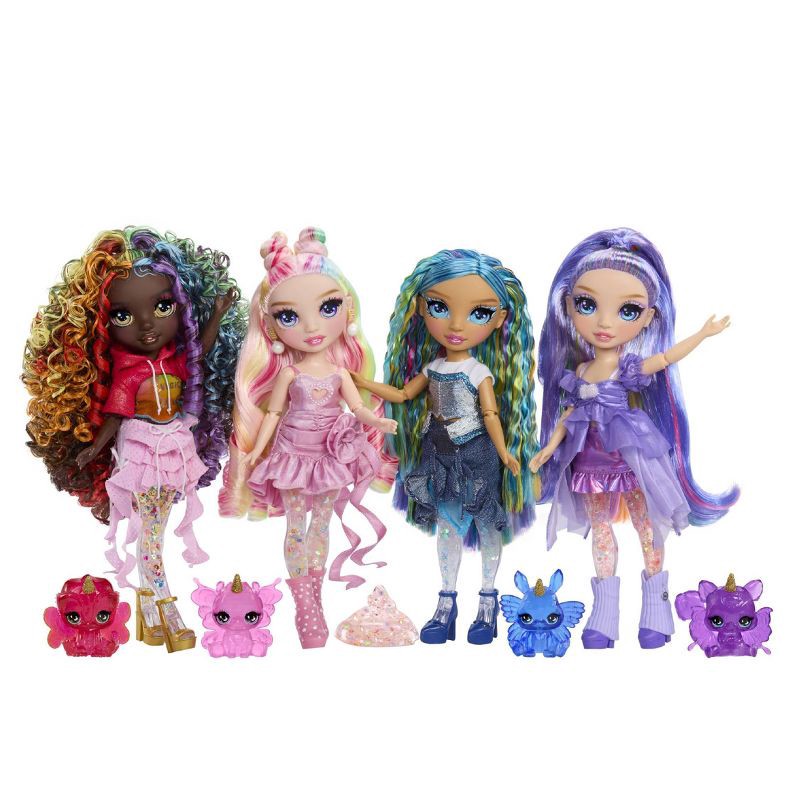 slide 5 of 5, Rainbow High Rainbow Shimmers with Slime - Iris, Rainbow 11" Create a Rainbow Fashion Doll, Slime, 1 ct