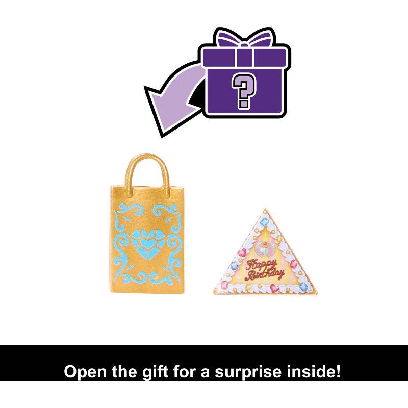 slide 2 of 6, Monster High Scary Sweet Birthday Cleo De Nile Doll in Party Dress with Balloon & Gift, 1 ct