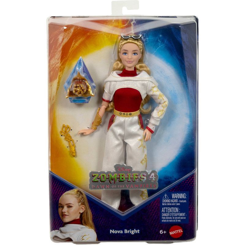 slide 6 of 6, Disney Zombies 4: Dawn of the Vampires Nova Bright Doll with Movie-Inspired Outfit & Accessories, 1 ct