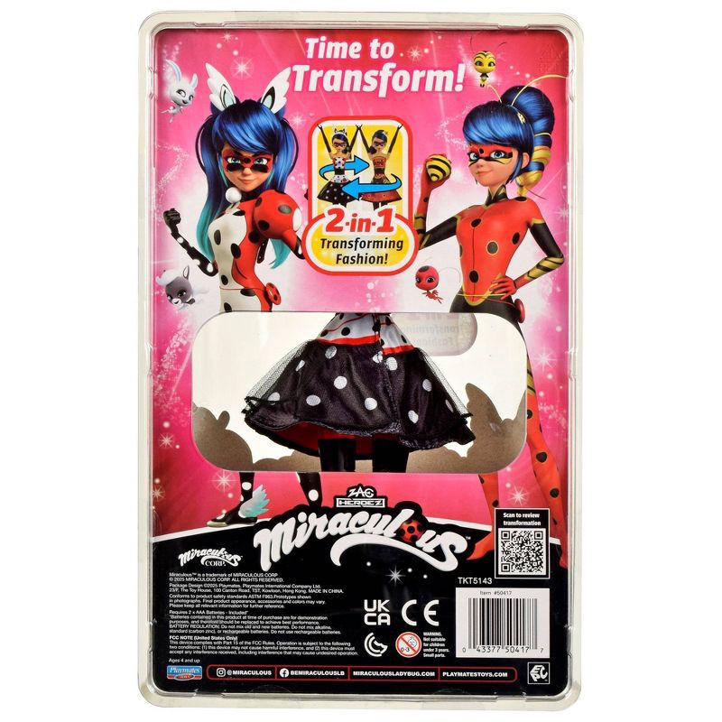 slide 8 of 8, Miraculous Hero Switch Ladybug Doll, 1 ct