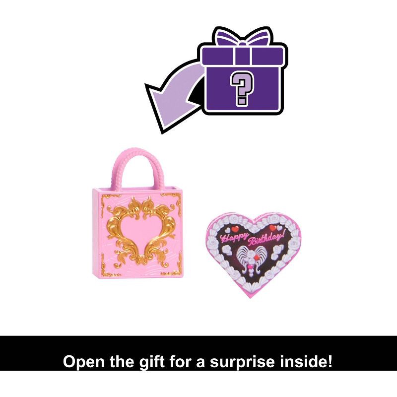 slide 2 of 6, Monster High Scary Sweet Birthday Cupid Asteria Doll in Party Dress with Balloon & Gift, 1 ct
