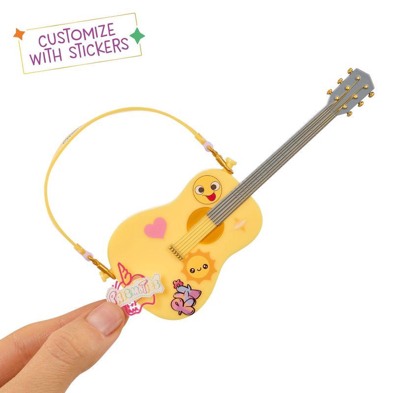 slide 3 of 8, Rainbow High Jr High Rock Band - Sunny, Yellow 9" Fashion Doll with Guitar, Customize with Stickers, 1 ct