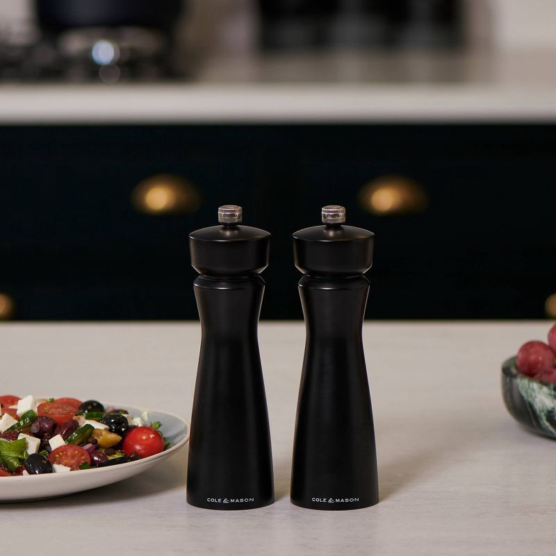 slide 8 of 13, Cole & Mason Kenton Salt and Pepper Grinder Matt Black, 1 ct