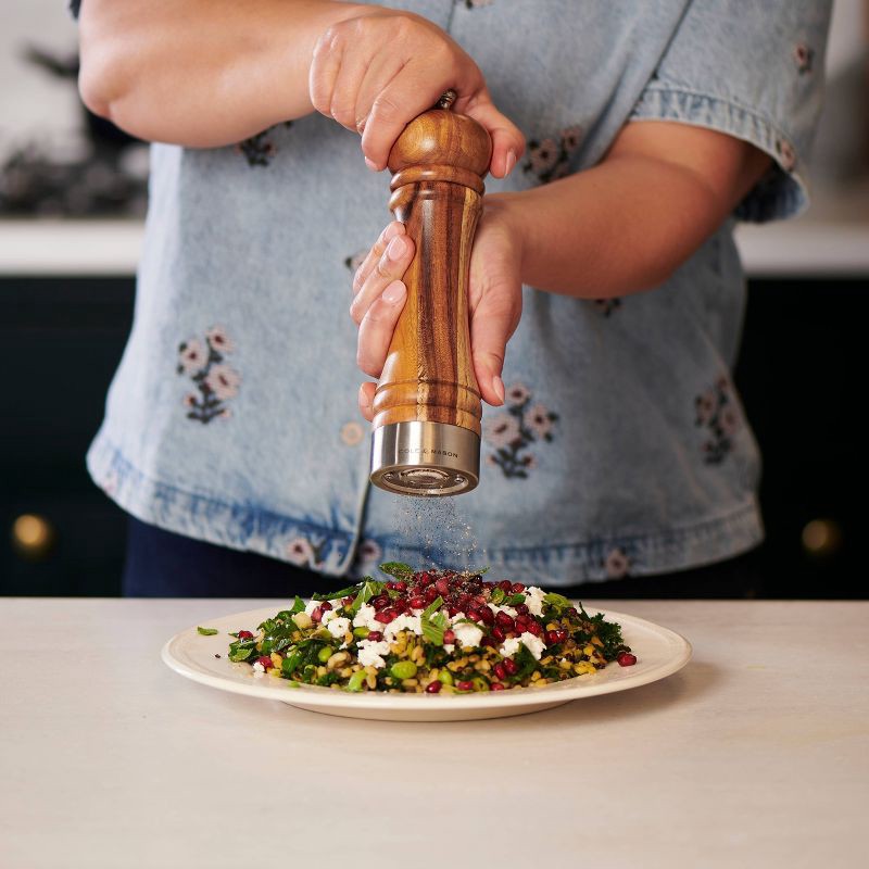 slide 4 of 7, Cole & Mason Camden Acacia Salt and Pepper Grinder, 1 ct