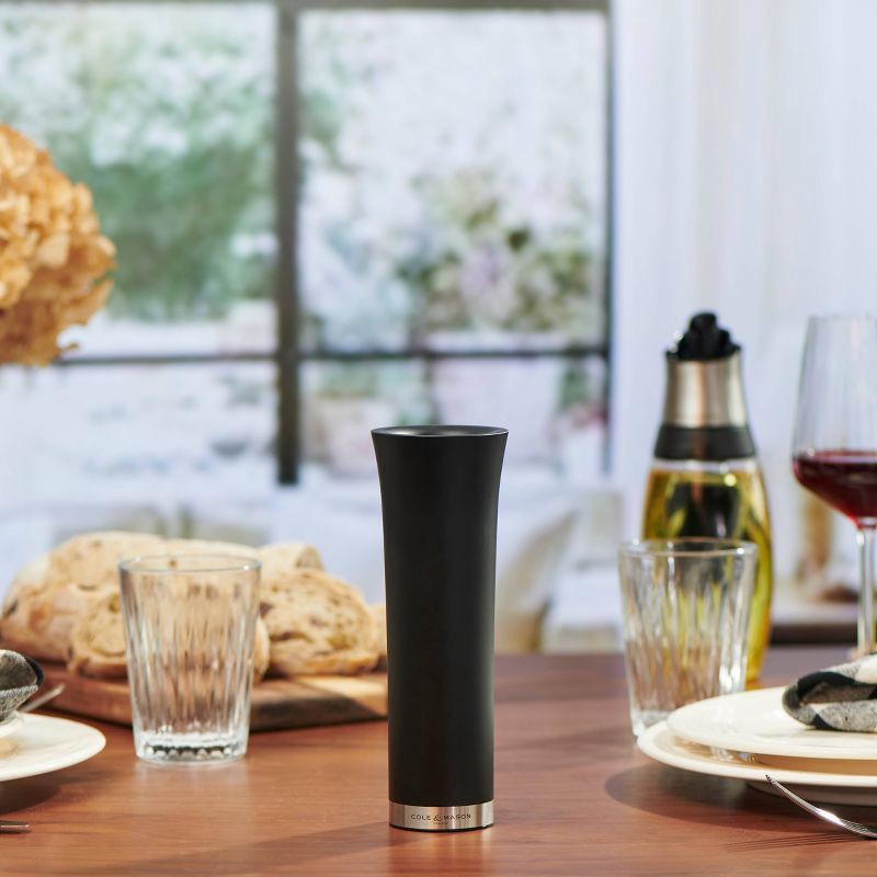 slide 4 of 6, Cole & Mason Electric Gravity Salt and Pepper Grinder Black, 1 ct